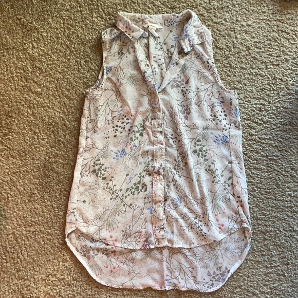 H&M size 4 sheet sleeveless blouse - Picture 1 of 2